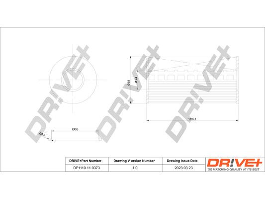 Оливний фільтр Dr!ve+ DP1110.11.0373