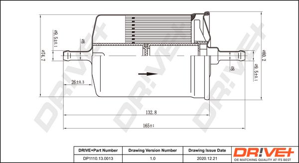 Fuel Filter Dr!ve+ DP1110.13.0013