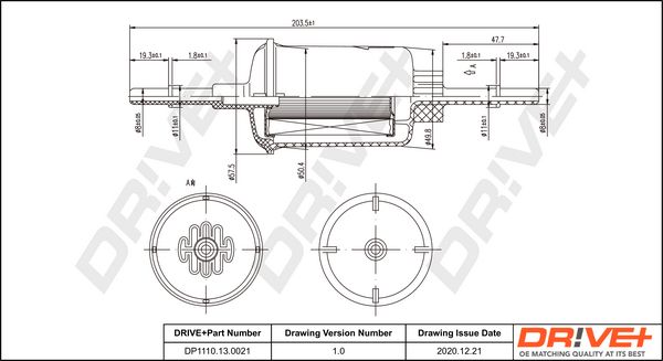 Fuel Filter Dr!ve+ DP1110.13.0021