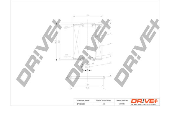 Фільтр палива Dr!ve+ DP1110.13.0036