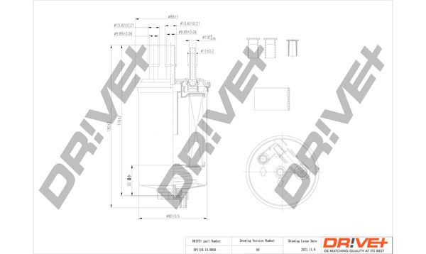 Фільтр палива Dr!ve+ DP1110.13.0050