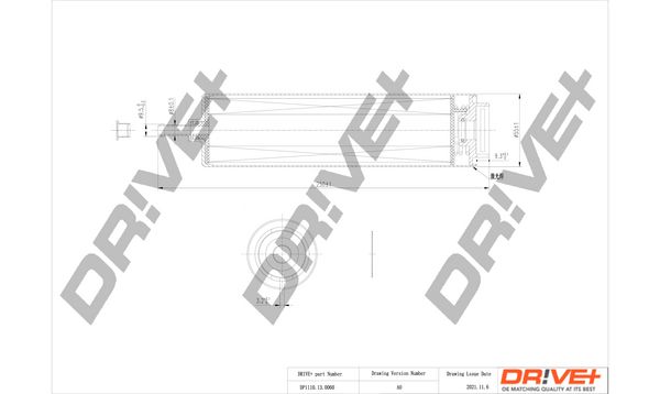 Kuro filtras Dr!ve+ DP1110.13.0060