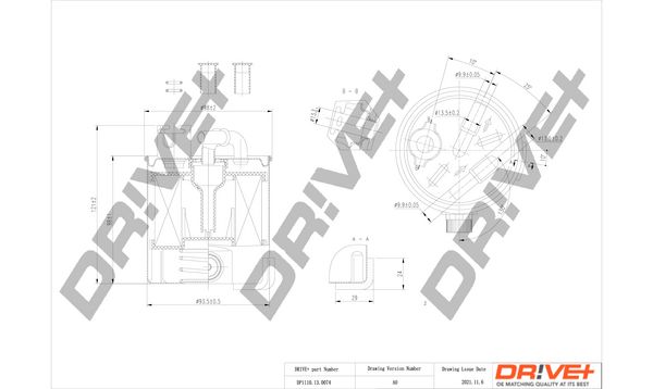 Фільтр палива Dr!ve+ DP1110.13.0074