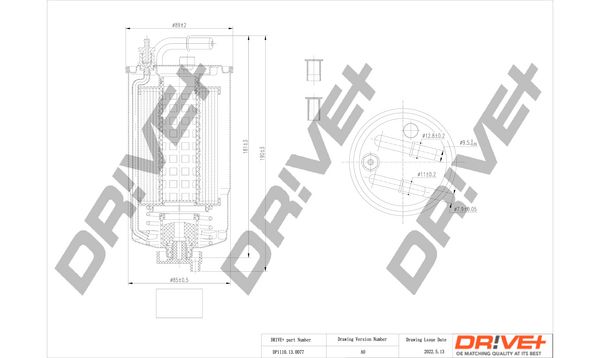 Kuro filtras Dr!ve+ DP1110.13.0077