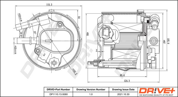 Fuel Filter Dr!ve+ DP1110.13.0080