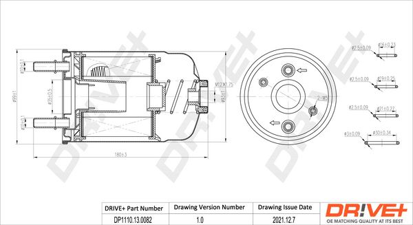 Kuro filtras Dr!ve+ DP1110.13.0082