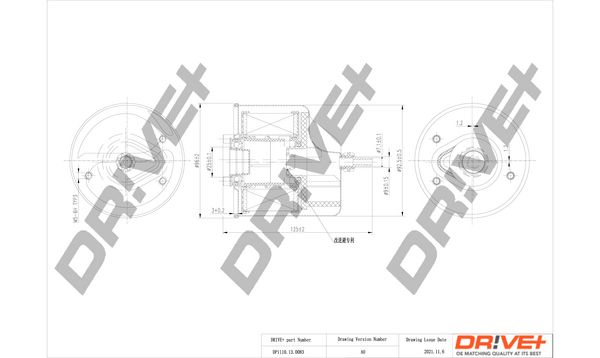 Kuro filtras Dr!ve+ DP1110.13.0083