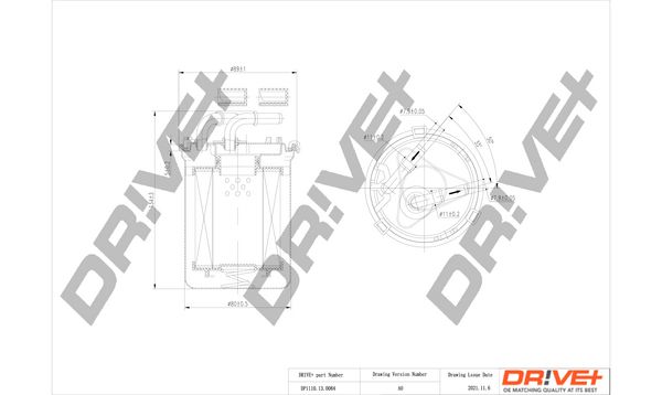 Kuro filtras Dr!ve+ DP1110.13.0084