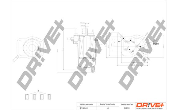 Kuro filtras Dr!ve+ DP1110.13.0121