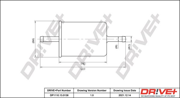 Kuro filtras Dr!ve+ DP1110.13.0138