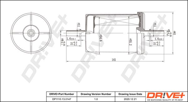 Fuel Filter Dr!ve+ DP1110.13.0147