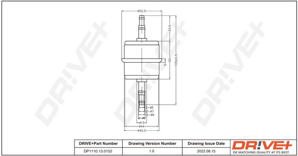 Kuro filtras Dr!ve+ DP1110.13.0152