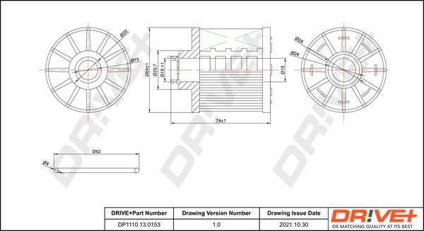 Kuro filtras Dr!ve+ DP1110.13.0153