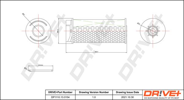 Kuro filtras Dr!ve+ DP1110.13.0154