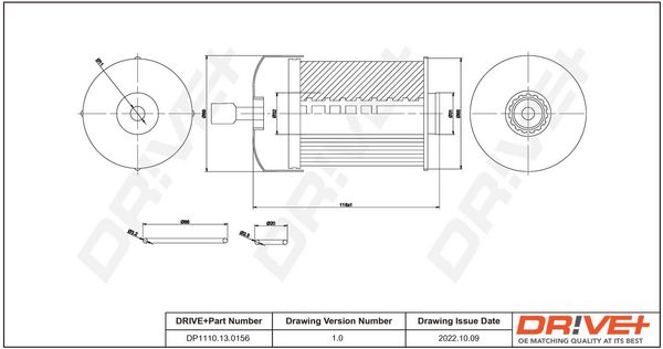 Fuel Filter Dr!ve+ DP1110.13.0156