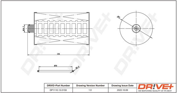 Fuel Filter Dr!ve+ DP1110.13.0159