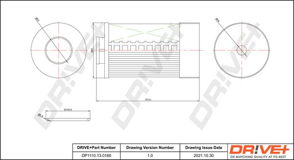 Fuel Filter Dr!ve+ DP1110.13.0160