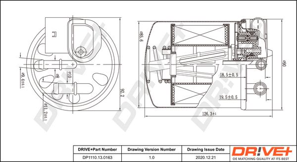 Fuel Filter Dr!ve+ DP1110.13.0163