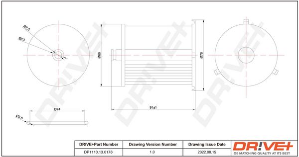 Fuel Filter Dr!ve+ DP1110.13.0178