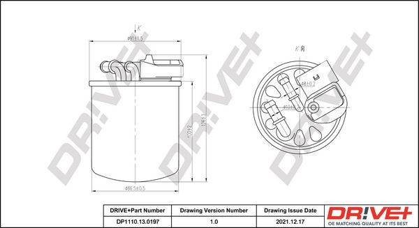 Fuel Filter Dr!ve+ DP1110.13.0197