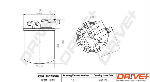 Fuel Filter Dr!ve+ DP1110.13.0198