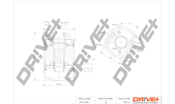 Kuro filtras Dr!ve+ DP1110.13.0203