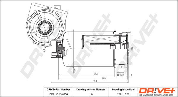 Kuro filtras Dr!ve+ DP1110.13.0206