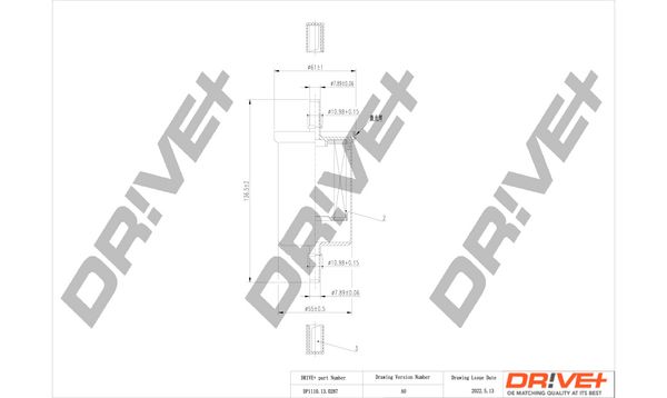 Kuro filtras Dr!ve+ DP1110.13.0207