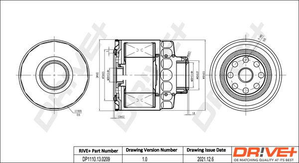 Fuel Filter Dr!ve+ DP1110.13.0209