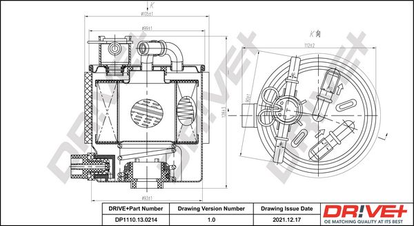 Fuel Filter Dr!ve+ DP1110.13.0214