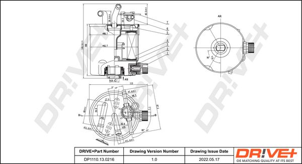 Fuel Filter Dr!ve+ DP1110.13.0216