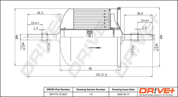 Fuel Filter Dr!ve+ DP1110.13.0221