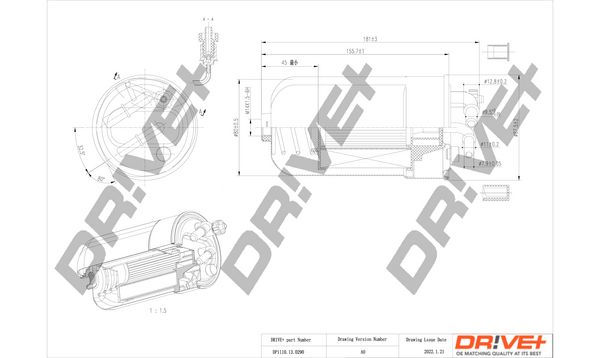 Kuro filtras Dr!ve+ DP1110.13.0290