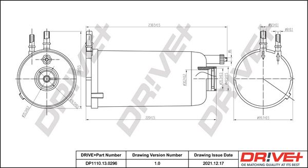 Kuro filtras Dr!ve+ DP1110.13.0296