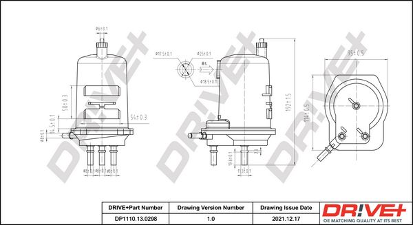 Fuel Filter Dr!ve+ DP1110.13.0298