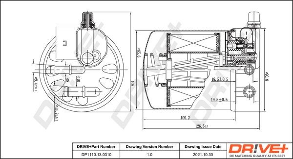 Fuel Filter Dr!ve+ DP1110.13.0310