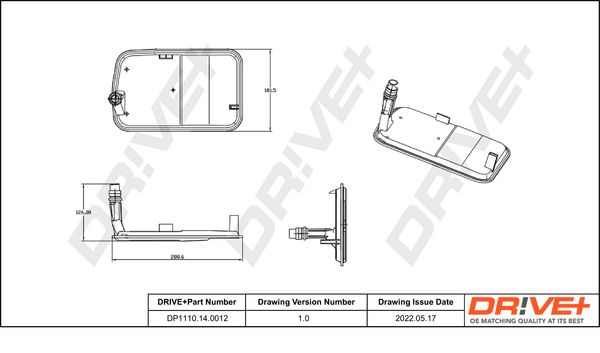 Hydraulic Filter Kit, automatic transmission Dr!ve+ DP1110.14.0012