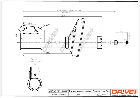 Амортизатор Dr!ve+ DP1610.10.0003