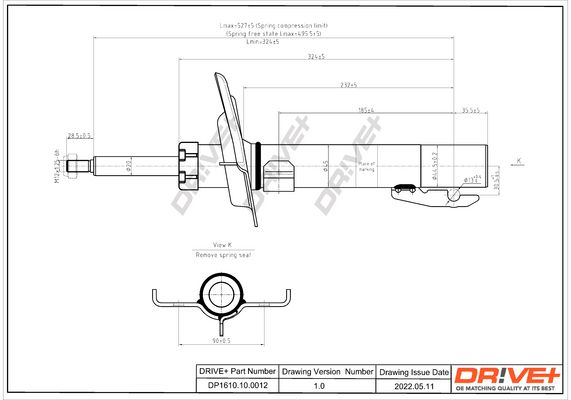 Shock Absorber Dr!ve+ DP1610.10.0012