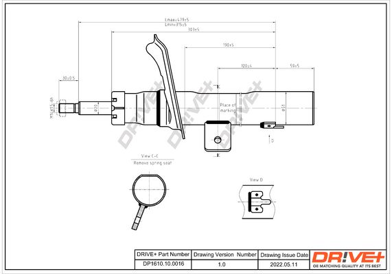 Shock Absorber Dr!ve+ DP1610.10.0016