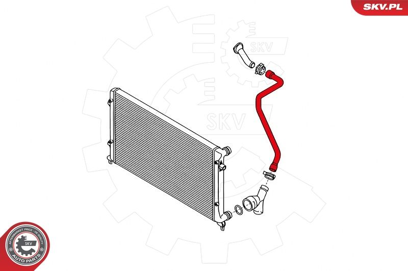 Radiator Hose ESEN SKV 24SKV353