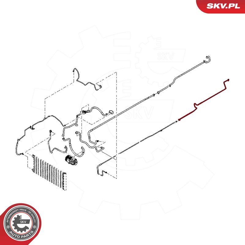 Aukšto/žemo slėgio linija, oro kondicionavimas ESEN SKV 54SKV663