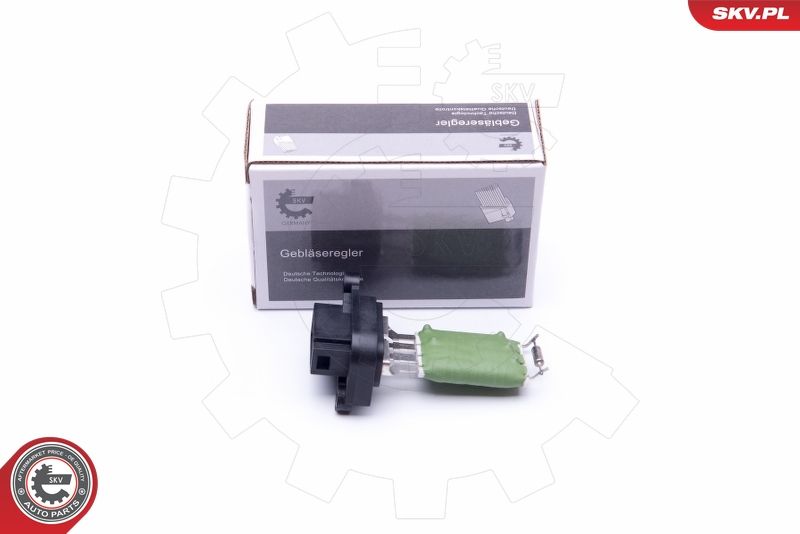 Resistor, interior blower ESEN SKV 94SKV059