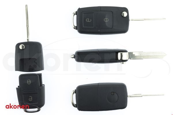 Корпус, автомобільний ключ B CAR 004VW002