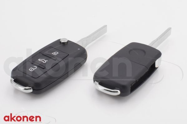 Kućište, ključ automobila B CAR 004VW013