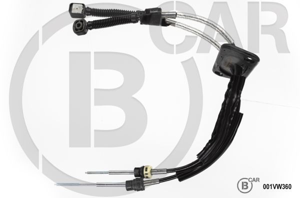 Cable Pull, manual transmission B CAR 001VW360