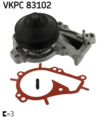 Water Pump, engine cooling SKF VKPC83102