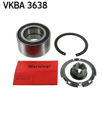 Rato guolio komplektas SKF VKBA3638