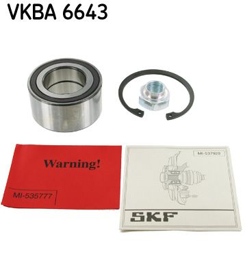 Rato guolio komplektas SKF VKBA 6643