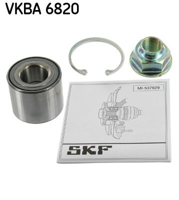 Rato guolio komplektas SKF VKBA6820